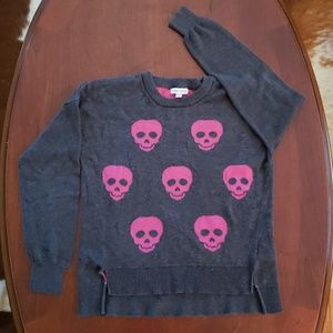 Girl's Skull Sweater